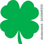 Shamrock Deco clover lucky clover line art Shamrock pattern diagonal decorative modern graphic ucky charm nature symbol