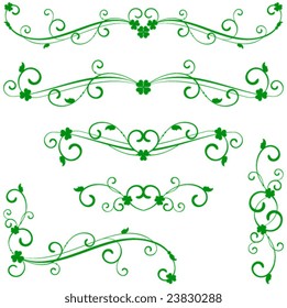 Shamrock elements.