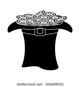 Shamrock elf hat with coins