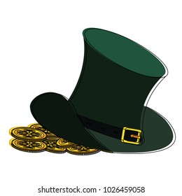 Shamrock elf hat with coins