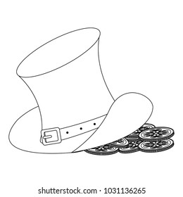 Shamrock elf hat with coins