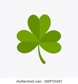 Shamrock emblem, decorations for the holiday of St. Patrick's, vector illustration