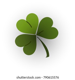 Shamrock flat icon