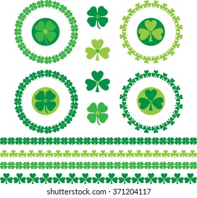 Shamrock frames and borders