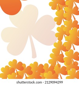 Shamrock Gradient Background design template