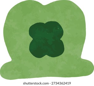 Sombrero de trébol Dibujo a mano St Patrick Cute Doodle Iconos