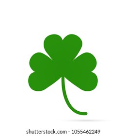 Shamrock icon. Vector illustration