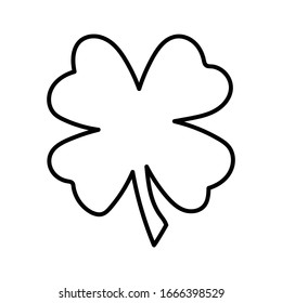 Shamrock Icon Vektorillustration / Illustration
