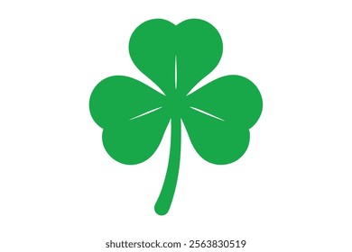 Shamrock Icons - Four Leaf Clover Icons - Clover Symbol.Perfect for St. Patrick's Day, luck, and nature-themed designs.