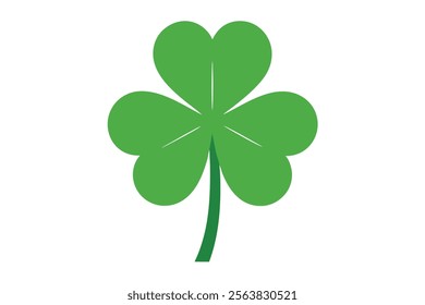 Shamrock Icons - Four Leaf Clover Icons - Clover Symbol.Perfect for St. Patrick's Day, luck, and nature-themed designs.