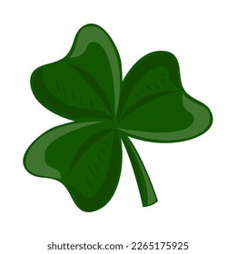 shamrock leaf icon isolated design