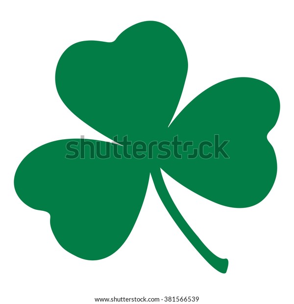 Download Shamrock Leaf Icon St Patrick Day Stock Vector (Royalty ...