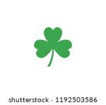 Shamrock leaf icon. Shamrock icon.  St, Patricks day vector design. 
