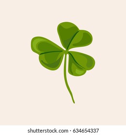 Shamrock leaf icon vector illustration