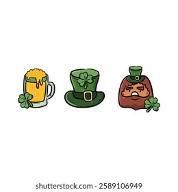 Shamrock, Leprechaun, St Patrick's Day,Saint Patrick icon,hat, Brewery, Shamrock Shake