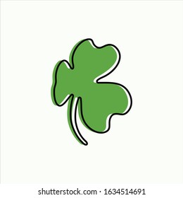 Shamrock Logo Vector Icon Template Design Premium Quality
