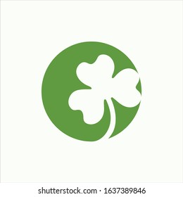 Shamrock Logo Vector Icon Template Design Premium Quality