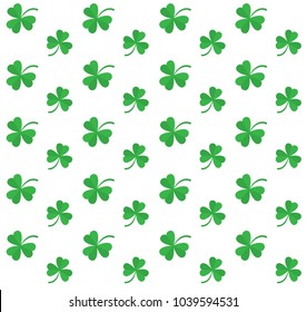 Shamrock on white background Vector