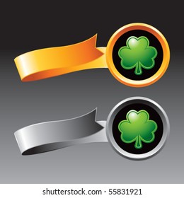 cintas anaranjadas y grises de shamrock