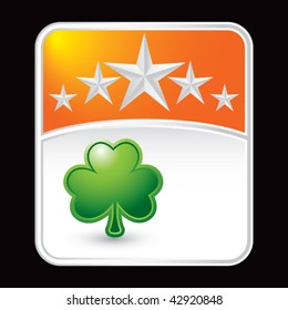 shamrock orange star template