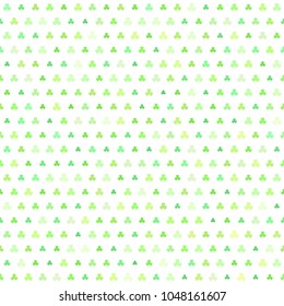 Shamrock pattern. Seamless vector
