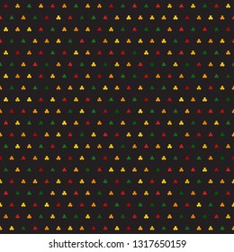 Shamrock pattern. Seamless vector