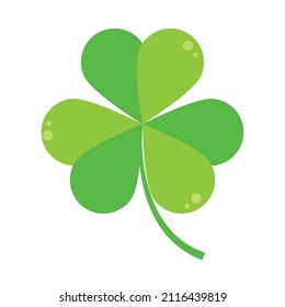 shamrock plant leaves icon isolated