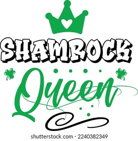 Shamrock Queen For eps File