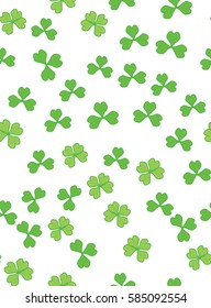 Shamrock seamless background.