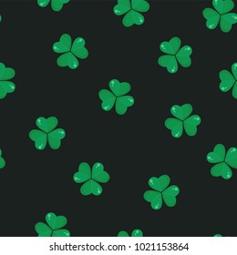 Shamrock seamless pattern