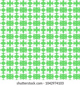 shamrock seamless pattern. patrick background. St. Patrick's Day. Vector illustration