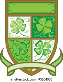 Shamrock Shield (blank)
