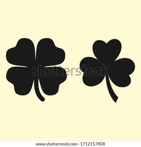 Shamrock Silhouette St Patrick Day