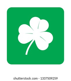 Shamrock for st patricks day, st paddys day or st pattys day vector