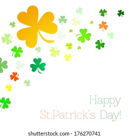 Shamrock St.Patrick's day illustration