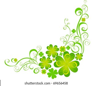  Shamrock for St.Patrick's Day. Vector