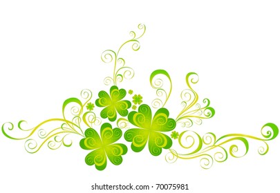  Shamrock for St.Patrick's Day. Vector 