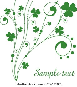 Shamrock for St.Patrick's Day. Vector St. Patrick's elements