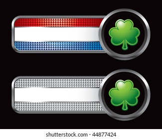 shamrock striped checkered tabs