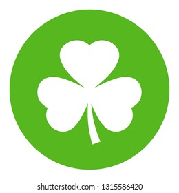 Shamrock Vector Emblem On White Background Stock Vector (Royalty Free ...