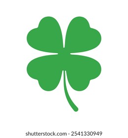 shamrock vector green icon design isolated white background
