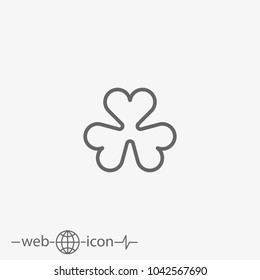 shamrock vector icon