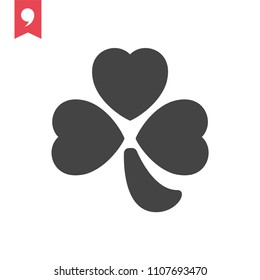 shamrock vector icon