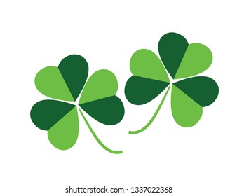 Shamrock vector icon