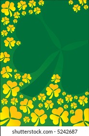 Shamrocks background