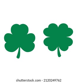 Shamrocks, Clover Leaf Vector, floral