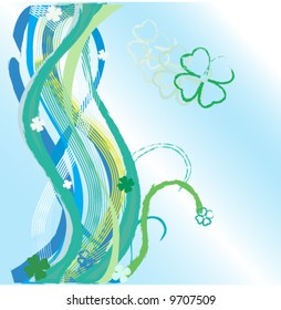 shamrocks on st patrick's day