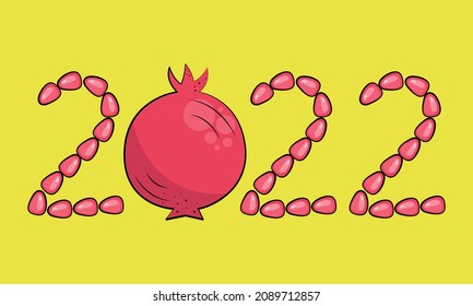 Shana Tova, 2022, new year, abundance, pomegranate