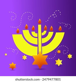 Shana Tova, jüdisches Neujahrsfeier-Poster-Konzept, Happy New Year, David-Stern, bunte Luxus-Vektorillustration, Grußkarte, Bienen und Honig süß und Happy Year