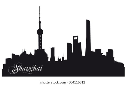 shanghai black silhouette